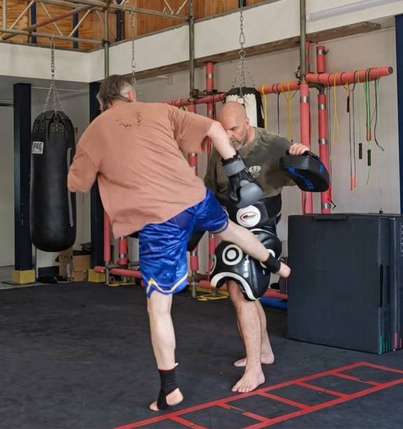 Leg kicks training